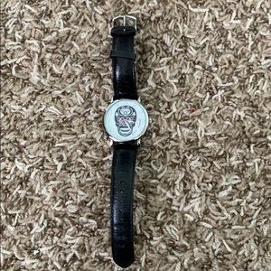 Betsey Johnson skull watch